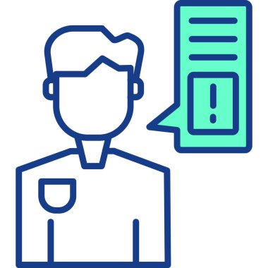 Merkez Operatörü 'nü ara. Basit illüstrasyon