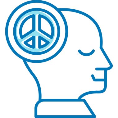 barış insan başı simgesi