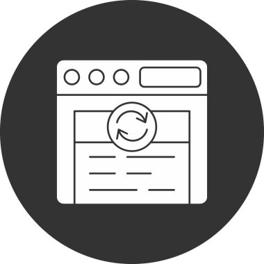 tarayıcı pencere vektör satırı simgesi, işaret, illüstrasyon