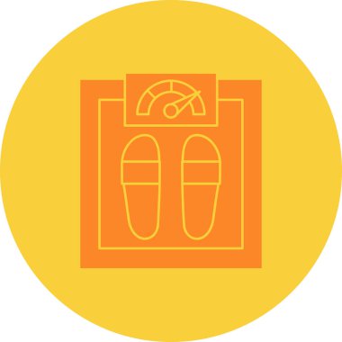 Bir araba simgesinin vektör illüstrasyonu