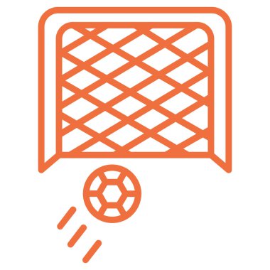 futbol topu simgesi ana hatlar biçiminde