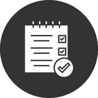 Moda biçimi izole edilmiş arkaplanda simgeyi kontrol et