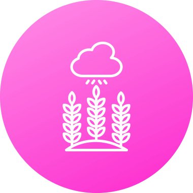 Bulut simgesinin vektör illüstrasyonu