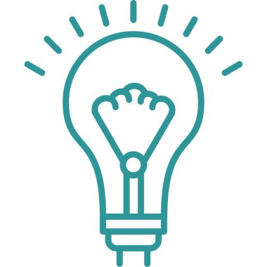 ampul vektör simgesi