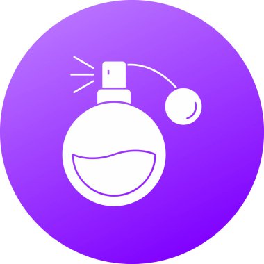 Parfüm modern simgesinin vektör çizimi