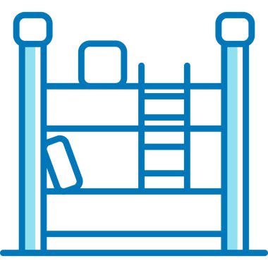 Mobilya simgesinin vektör illüstrasyonu