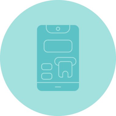 Modern b 'nin vektör illüstrasyonu eksik simgesi