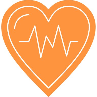 Kalp atışını vektör simgesi