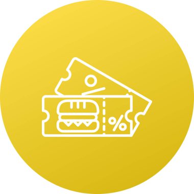 Gıda simgesinin vektör illüstrasyonu