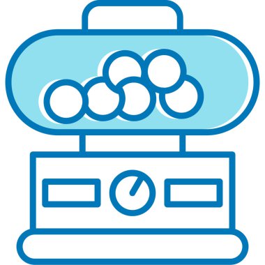 Yemek. Web simgesi basit illüstrasyon