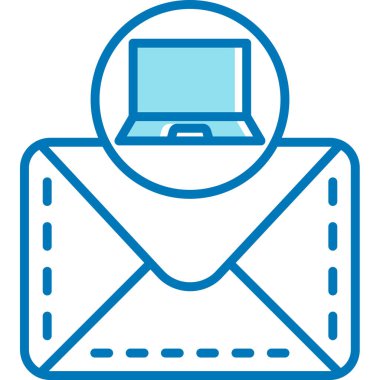 Zarf. Web simgesi basit illüstrasyon