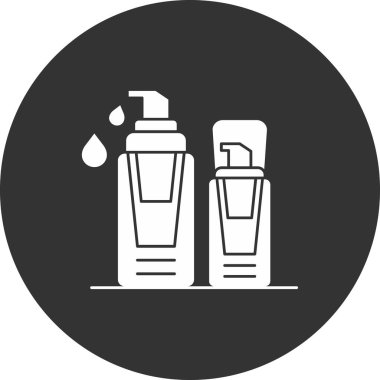 Sprey şişe simgesi. Sprey şişe vektör simgesi web için basit örnek