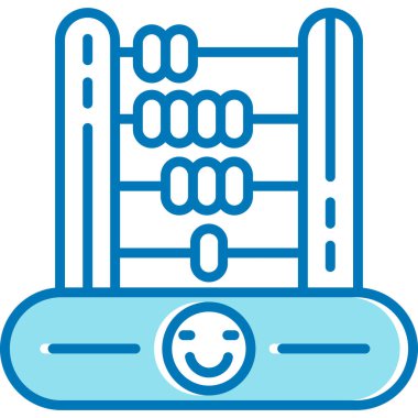 Modern b simgesinin vektör illüstrasyonu