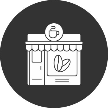 Kafe çizgisi vektör simgesi