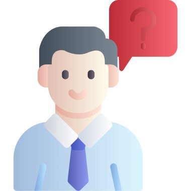 Konuşma balonu vektör illüstrasyon tasarımı ile iş adamı