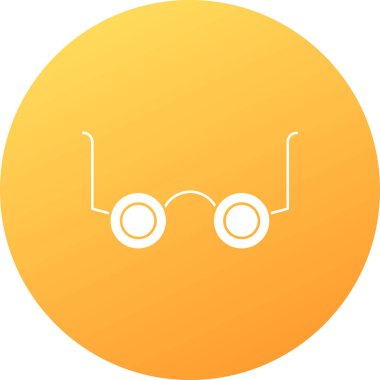 gözlük simgesinin vektör illüstrasyonu