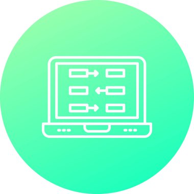 seo modern simgesinin vektör illüstrasyonu