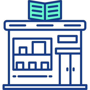 kitaplık eğitimi öğrenme simgesi - özet biçimi