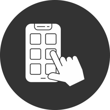 - Telefon. Web simgesi basit illüstrasyon