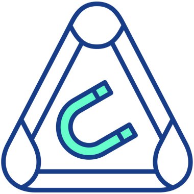 Modern bir simgenin vektör illüstrasyonu