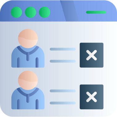 kullanıcı. Web simgesi vektör illüstrasyonu