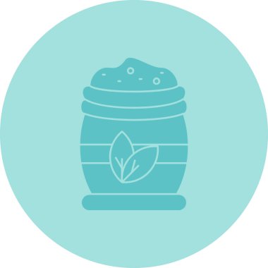 Bir bitkinin vektör illüstrasyonu