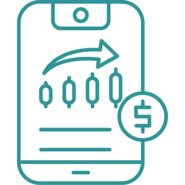 Cep telefonu. Web simgesi