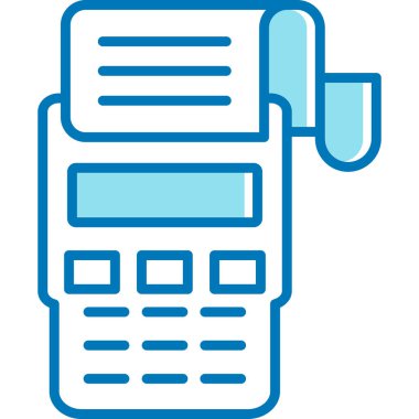 Hesap makinesi. Web simgesi basit illüstrasyon