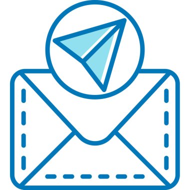 Mektup. Web simgesi basit illüstrasyon