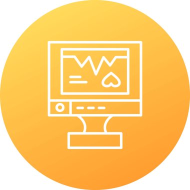 Modern eğitim ikonunun vektör illüstrasyonu