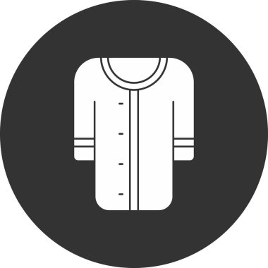 Ceket vektör simgesi modern basit illüstrasyon