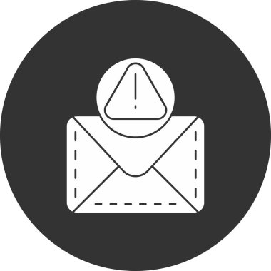 Vektör E- posta simgesi illüstrasyonu