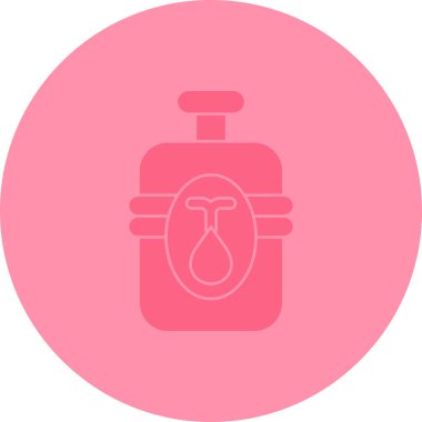 şişe simgesi, vektör illüstrasyonu