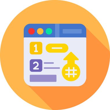 Ağ simgesi. Beyaz arkaplanda izole edilmiş web tasarımı için web vektör simgelerinin basit çizimi