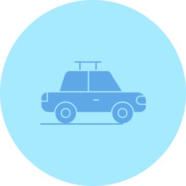 araba simgesi vektör illüstrasyonu