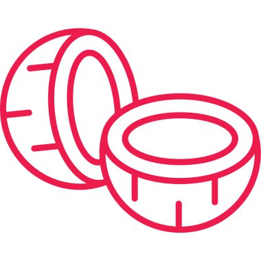 İki yüzüklü kırmızı çizgi damgası.