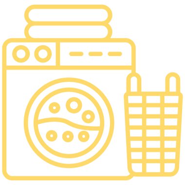 Çamaşır makinesi. Basit tasarım