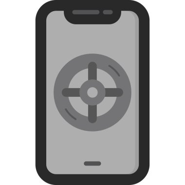 - Telefon. Web simgesi vektör illüstrasyonu