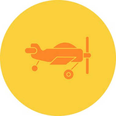 Uçak. Web simgesi basit illüstrasyon