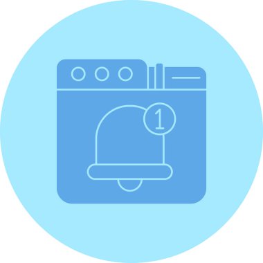 Mutfak makinesi simgesinin vektör illüstrasyonu