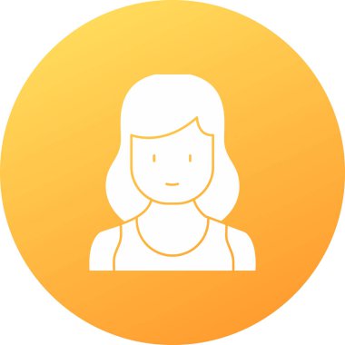 avatar. Web simgesi basit illüstrasyon