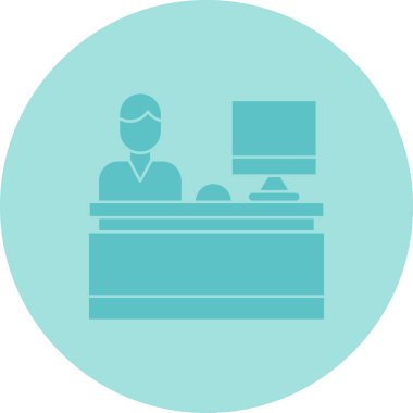 iş simgesi vektör illüstrasyonu