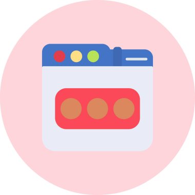 Kredi kartı vektör simgesi modern basit vektör illüstrasyonu