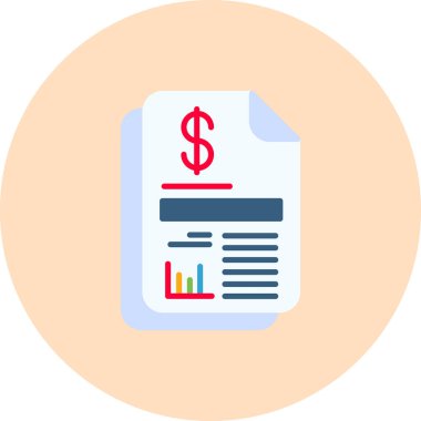 iş kağıt simgesi vektör illüstrasyonu