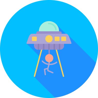 ufo. Web simgesi basit illüstrasyon