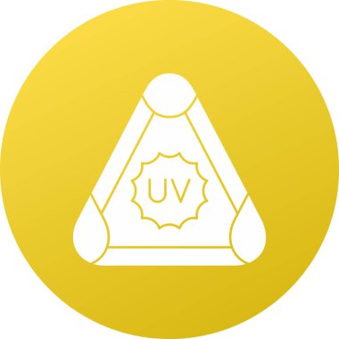 Eşsiz piramit vektör simgesi