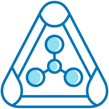 Bilim. Web simgesi basit illüstrasyon