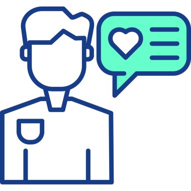 Avatar simgesi, vektör illüstrasyonu