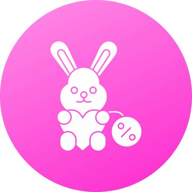 Beyaz üzerine izole edilmiş kurdele vektör ikonu olan şirin paskalya yumurtaları.