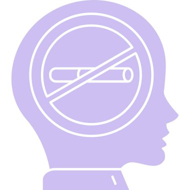 Sigaralı bir adamın vektör çizimi